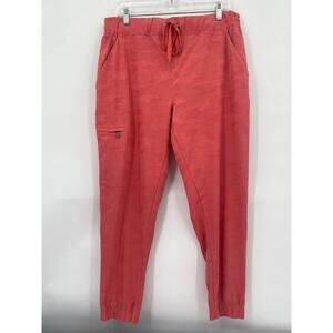 Healing Hands Tate Jogger Style Orange Camo Scrub Pants 9350P XLP